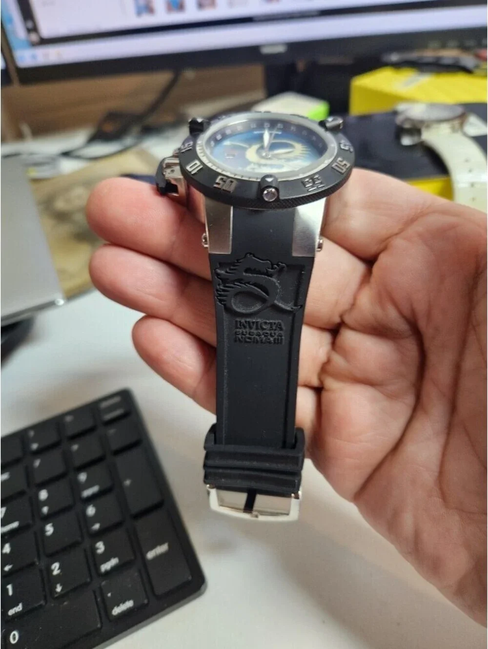 Invicta Subaqua Noma III, Swiss Made, GMT - 50mm (0876)
